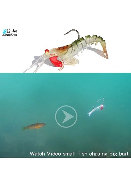 Renk-3 Tarzı 7g Multinode Karides Lures Işık Karidesleri ile Deniz Balıkçılığı Yumuşak Yem Levrek 7g 12G18G Levrek Karides Yemi (Yurt Dışından)