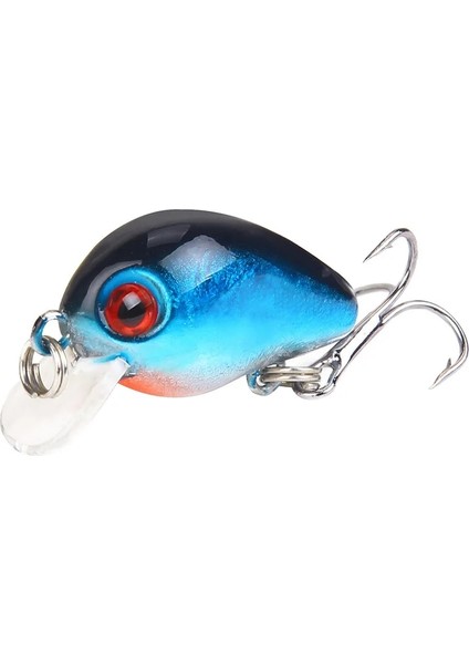 No.7 Tarzı Sert Yem 1 Adet Balıkçılık Lures Biyonik Mini Minnow Baitd Gözler Yapay Sert Yem Wobblers Crankbait Kanca Levrek Sazan Olta Takımı (Yurt Dışından)