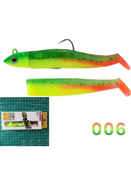 No.6 Tarzı 70 mm Jig Kafa 7g Hunthouse Black Minnow G G G Easy Shiner Fishing Lure Soft Lure Jig Bait Bass Pike Fishing Leurre Souple (Yurt Dışından)
