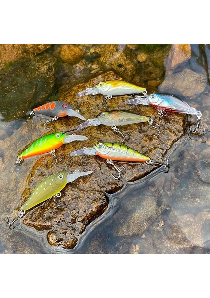 C Stili Lthtug Japon Tasarım Pesca Akışı Balıkçılık Cazibesi G Yüzen Minnow Krank Isca Bas Levrek Pike Alabalık Için Yapay Yemler (Yurt Dışından)