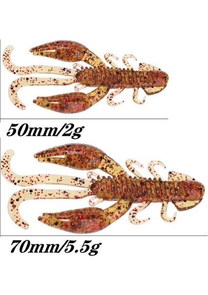 D Stili 70MM 5.5g Jig Wobblers Silikon Yumuşak Yem Balık Kokusu Solucan Istakoz Balık Tutma Lures Karides Şamandıra Döner Twintails Deniz Balıkçılığı (Yurt Dışından) fırsatları