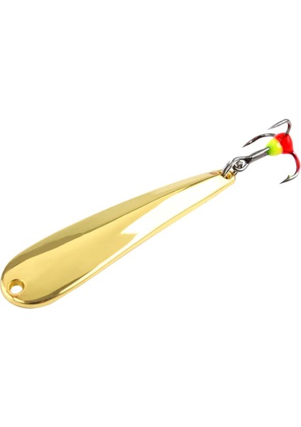 Sarı Stil 53MM-7G Balıkçılık Kış Buz Balıkçılık Cazibesi 5ggg Altın Gümüş Metal Kaşık Bait Sert Cazibesi, Levrek ve Turna Balıkçılığı Için Tiz Kancalı (Yurt Dışından)