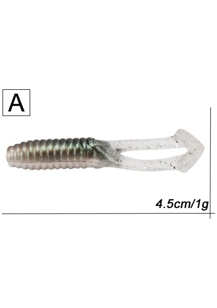 Renk A 10 Adet 1g Tarzı Büyük Indirim! mm Veya mm Yüzme Çift Kürek Kuyruk Yumuşak Yemler Swimbaits Sazan Bas Pike Için Yumuşak Balıkçılık Cazibesi (Yurt Dışından)