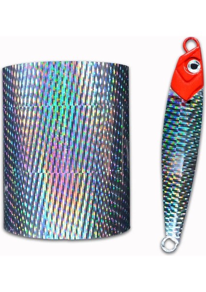 K Tarzı 10CM 3.93 Inç Balıkçılık Cazibesi Jigs Yemler Için Renkli Sıcak Damgalama Folyo Kaşık Kağıt 8c Inç Geniş (Yurt Dışından)