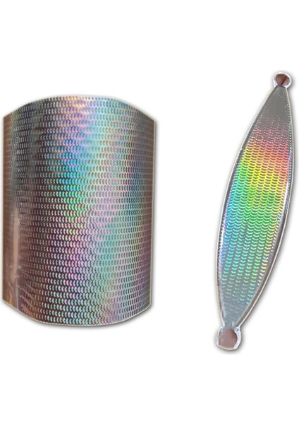 K Tarzı 10CM 3.93 Inç Balıkçılık Cazibesi Jigs Yemler Için Renkli Sıcak Damgalama Folyo Kaşık Kağıt 8c Inç Geniş (Yurt Dışından) indirimleri