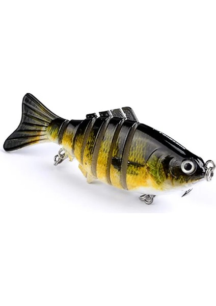 No.13 Tarzı 10CM 15.5g 1 Adetkış Olta Takımı Biyonik Çok Bölümlü Yüzmek Sert YEM10CM.5G Yapay Wobbler Dönen Trolling Pike Sazan Krank Cazibesi (Yurt Dışından)