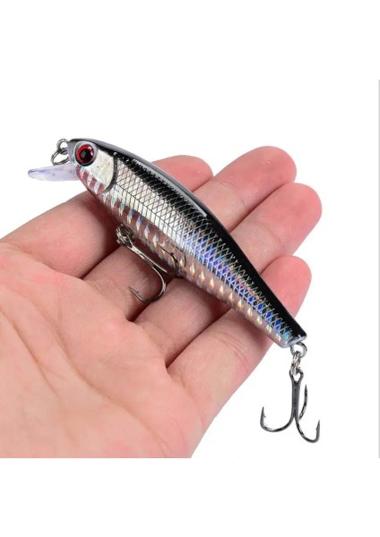 No.9 Tarzı 1 Adet Japonya Sıcak Model Batan Minnow Balıkçılık Lures 8.5cm 9.2g Jerkbait Bas Pike Carkbait Wobblers Swimbait Profesyonel Yem (Yurt Dışından)