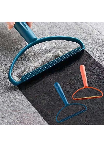 Mavi Stil Mini Taşınabilir Lint Remover Fuzz Kumaş Tıraş Makinesi Halı Ceket Kazak Elbise Kabarık Kumaş Tıraş Makinesi Fırça Temiz Aracı Kürk Sökücü (Yurt Dışından)