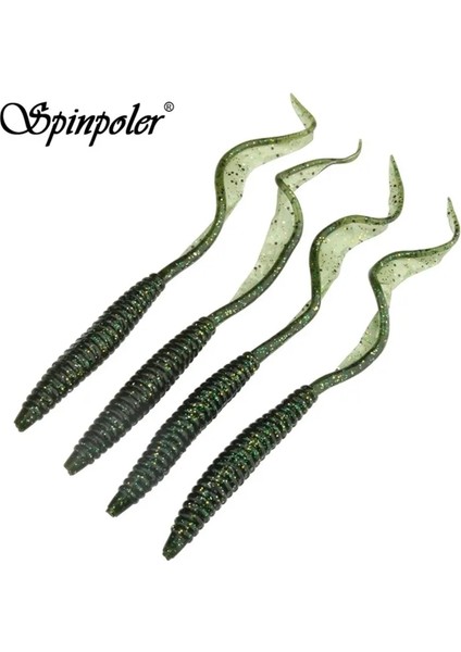 5 Adet Tarzı 13CM Spinpoler Lot 18CM 13CM Yumuşak Solucan Yemleri Esnek Uzun Kuyruk 4 Renk Silikon Solucan Solucanları Gerçekçi Balıkçılık Cazibesi (Yurt Dışından) fiyatları