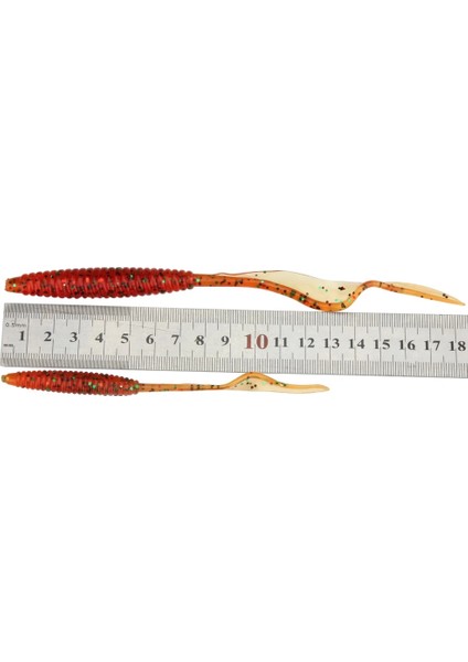 5 Adet Tarzı 13CM Spinpoler Lot 18CM 13CM Yumuşak Solucan Yemleri Esnek Uzun Kuyruk 4 Renk Silikon Solucan Solucanları Gerçekçi Balıkçılık Cazibesi (Yurt Dışından) fırsatları