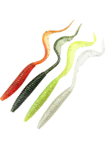 5 Adet Tarzı 13CM Spinpoler Lot 18CM 13CM Yumuşak Solucan Yemleri Esnek Uzun Kuyruk 4 Renk Silikon Solucan Solucanları Gerçekçi Balıkçılık Cazibesi (Yurt Dışından) indirimleri
