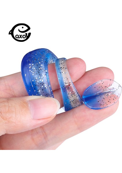 K Tarzı 10 cm Qxo Lot 7cm 10CM 13CM Yumuşak Solucan Lures Silikon Yem Deniz Balığı Pva Swimbait Wobblers Mal Balıkçılık Için Yapay Mücadele (Yurt Dışından)