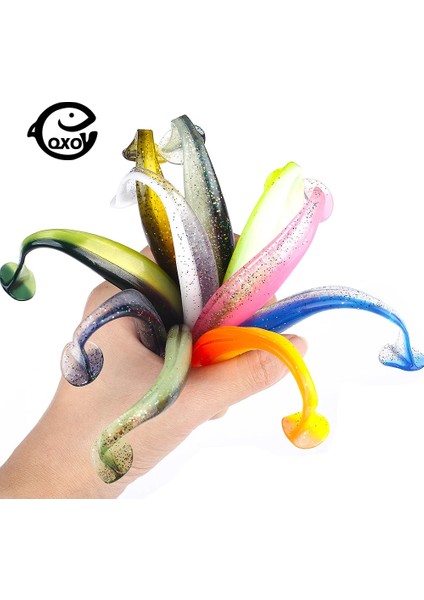 K Tarzı 10 cm Qxo Lot 7cm 10CM 13CM Yumuşak Solucan Lures Silikon Yem Deniz Balığı Pva Swimbait Wobblers Mal Balıkçılık Için Yapay Mücadele (Yurt Dışından)