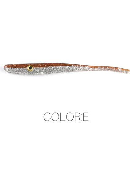 E Stili 125MM 6 Adet 5.8g Süper Kıta Çılgın Slug Oft Balıkçılık Cazibesi Levrek Yapay Yem Silikon Solucan Gölge Yılan Balığı Iğne Balığı (Yurt Dışından)