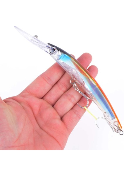 H Tarzı M 24G Wobbler Balıkçılık Cazibesi Büyük Crankbait Minnow Peche Bas Trolling Yapay Yem Turna Sazan Lures Peche Olta Takımı (Yurt Dışından)