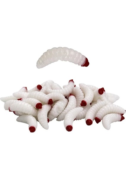No.3 Tarzı 5 Adet Balıkçılık Yemi Solucan Larva Yüzen Yumuşak Yem Silika Jel Yapay Yem Jig Wobblers Bas Sazan Pesca Olta Takımı Cazibesi (Yurt Dışından) fırsatları