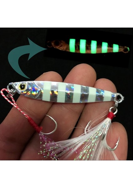 D Sarı Stil 7g Balıkçılık Glow Jigs 15G.5CM 7gggg Jigbait Cazibesi Shore Cast Decoys Metal Yem Yapay Lureece Satış (Yurt Dışından)