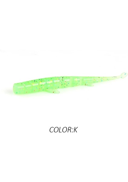 K Tarzı 64MM 20 Adet Bearkıng Unagı Slug Soft Lures Fishing Artificial Lures Silicone Bass Pike Minnow Swimbait Jigging Plastic Baits Worm (Yurt Dışından)