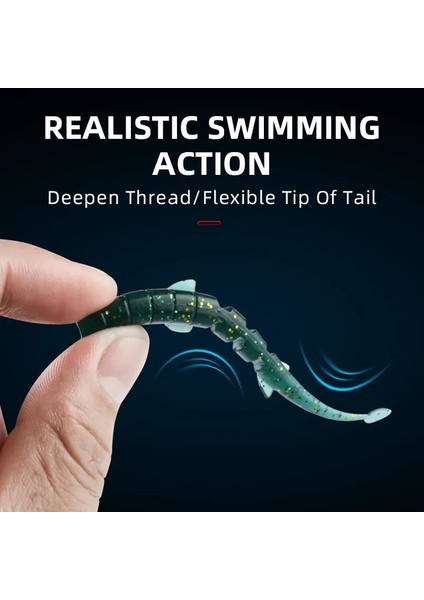 K Tarzı 64MM 20 Adet Bearkıng Unagı Slug Soft Lures Fishing Artificial Lures Silicone Bass Pike Minnow Swimbait Jigging Plastic Baits Worm (Yurt Dışından) modelleri