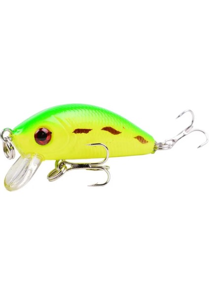 C Stili 50 mm 1 Adet Minnow Balıkçılık Cazibesi G Topwater Sert Yem Wobbler Jig Yem Crankbait Sazan Çizgili Bas Pesca Olta Takımı Swimbait (Yurt Dışından) fırsatları