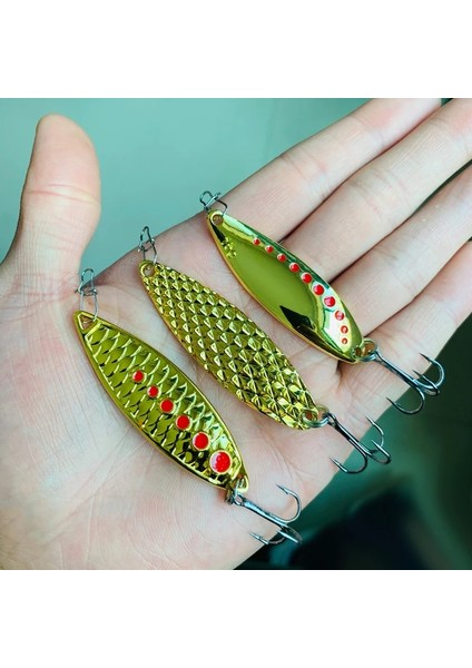 15G 6cm Gümüş Tarzı 1 Adet Metal Er Kaşık Alabalık Balıkçılık Cazibesi Sert Yem Sequins Gürültü Madeni Pul Yapay Yem Küçük Sert Sequer (Yurt Dışından)