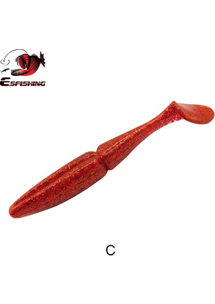 C Stili 155MM 3 Adet Esfıshıng Kolay Parlatıcı Shad Li Lures Pesca Balıkçılık Yumuşak Lures Silikon Yem Wobblers Leurre Souple (Yurt Dışından)