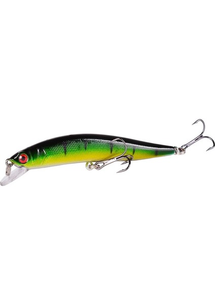 No.12 Tarzı .2g 10CM Balıkçılık Lures Minnow Wobbler Yüzen Bas Trolling Yapay Sert Yem Crankbait Sazan Pesca Olta Takımı (Yurt Dışından)