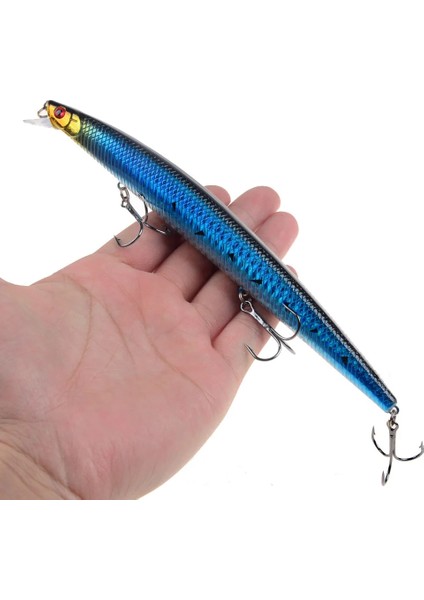 No.10 Tarzı 1 Adet Büyük Crankbait Minnow Balıkçılık Cazibesi Yüzer Sert Baitg Yapay Yem Balıkçılık Wobblers Yüzme Sazan Olta Takımı (Yurt Dışından)