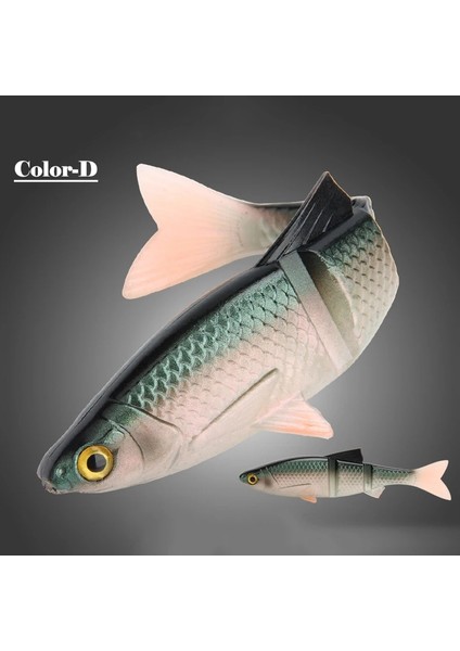 Renk-D Stili 16G Spinpoler 3D Baitfking Cazibesi 3 Bölüm Swimbait Yumuşak Balık Yemi 4.5g 9g 19G Pikebass Balıkçılık Tatlı Su Tuzlu Su Cazibesi (Yurt Dışından)