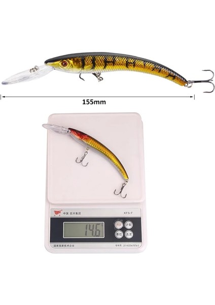 No.3 Tarzı Yeni .5cg Wobbler Balıkçılık Cazibesi Büyük Krank Yemi Minnow Bas Trolling Yapay Yem Turna Sazan Lures Balıkçılık (Yurt Dışından) indirimleri