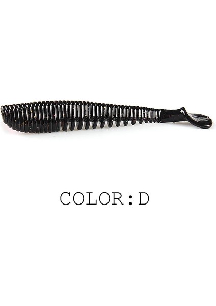 D Stili 50MM 20 Adet Upercontinent Balıkçılık Lures Yumuşak Cazibesi Suni Yem Predator Turna ve Pike Için Mücadele (Yurt Dışından)