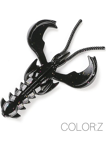 Z Stili 40MM 20 Adet 0.9g Supercontinent Crazy Istakoz Yumuşak Plastik Cazibesi Balıkçılık Yemleri Cazip Karides Kokulu Tuz Wobbler (Yurt Dışından)