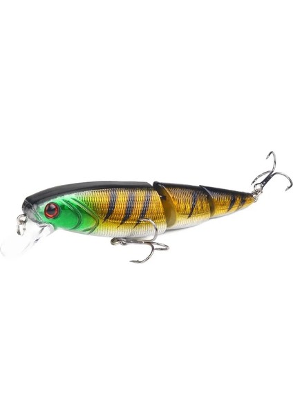 No.14 Tarzı 1 Adet Wobblers Balıkçılık Cazibesi Çok Bölümlü Sert Baitg Yapay Yem Minnow Cazibesi Crankbait Levrek Sazan Olta Takımı Cazibesi (Yurt Dışından)