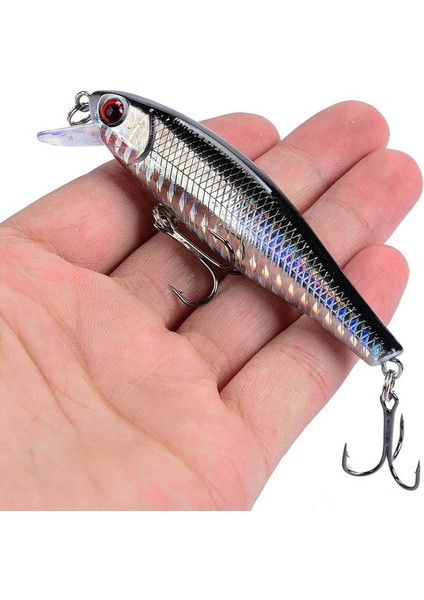 No.9 Tarzı 1 Adet Japonya Sıcak Model Batan Minnow Balıkçılık Lures 8.5cm 9.2g Jerkbait Bas Pike Carkbait Wobblers Swimbait Profesyonel Yem (Yurt Dışından)