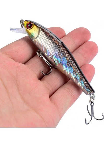No.9 Tarzı 1 Adet Japonya Sıcak Model Batan Minnow Balıkçılık Lures 8.5cm 9.2g Jerkbait Bas Pike Carkbait Wobblers Swimbait Profesyonel Yem (Yurt Dışından)