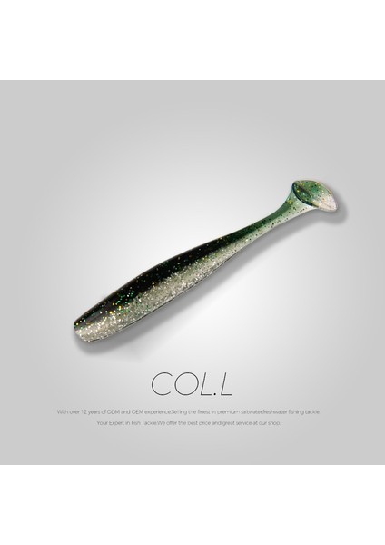 Col.l Stili 100MM 7 Adet Bearkıng Ez Er Balıkçılık Yemleri Wobblers Sazan Balıkçılık Yumuşak Yemler Silikon Yapay Çift Renkli Yemler (Yurt Dışından)