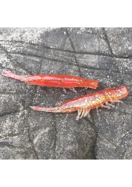 Siyah Stil 60MM 1.8g 10 Adet Ankıkedı Yumuşak Silikon Yem, Karides Sazan Levrek, Pike Balıkçılık Cazibesi Gamba Gambas Gambita Cazibesi, Deniz Solucan Swimbait Kaya Balıkçılığı (Yurt Dışından)