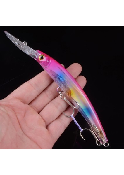 U Tarzı M 24G Wobbler Balıkçılık Cazibesi Büyük Crankbait Minnow Peche Bas Trolling Yapay Yem Turna Sazan Lures Peche Olta Takımı (Yurt Dışından) fırsatları