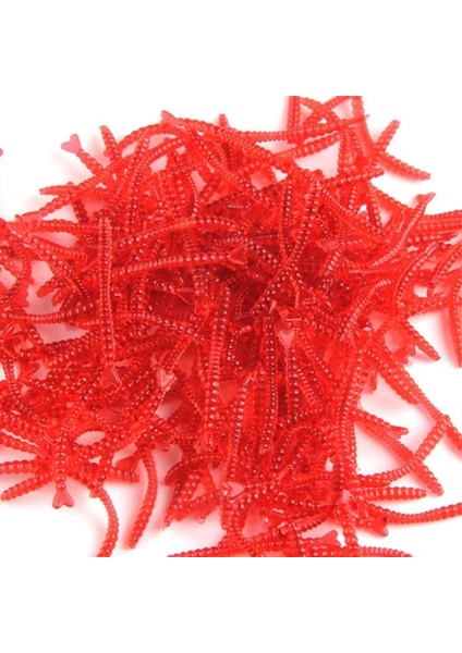 200 Adet Tarzı Kırmızı Solucanlar Yumuşak Yem Karides Kokusu Koku Silikon Yapay Cazibesi Balık Gerçekçi Solucan Sazan Bas Pesca Olta Takımı (Yurt Dışından) fırsatları