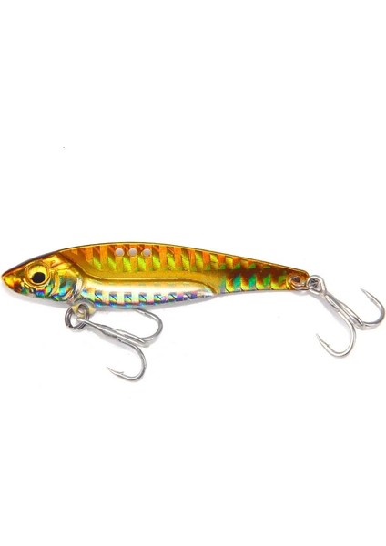 Sarı Stil 16 Gram Metal Vib Balıkçılık Cazibesi Ağırlıkları Uzun Atış Yuvaları Kanca Metal Jig Articulos De Pesca Isca Yapay Bas Yemi Derin Deniz Balıkçılığı (Yurt Dışından)