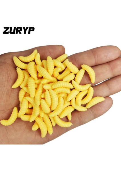Aydınlık Stil 100 Adet Zuryp Balıkçılık Cazibesi Gerçekçi Solucan Kurtçuk Grub Yumuşak Yem Silikon Yapay Yem Solucan Yemleri Kokusu Karides Katkı Maddesi Bas Sazan (Yurt Dışından) modelleri