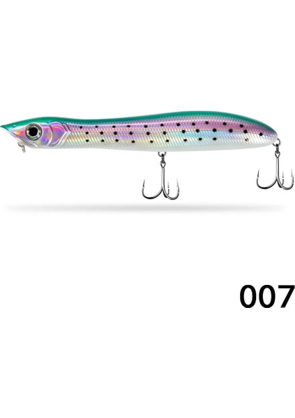 No.7 Tarzı 140MM D1 Popper ve Kalem Balıkçılık Yemleri Yılan Kafası Yüzen Wobblers G Yüksek Li Yapay Sert Yem D (Yurt Dışından)