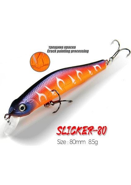 80 mm Renk K Stili Bearkıng 13CM 11CM 9cm 8cm Mıknatıs Ağırlık Sistemi Uzun Döküm Yeni Model Balıkçılık Sert Yem Si Wobblers Minnow Cezbeder (Yurt Dışından)