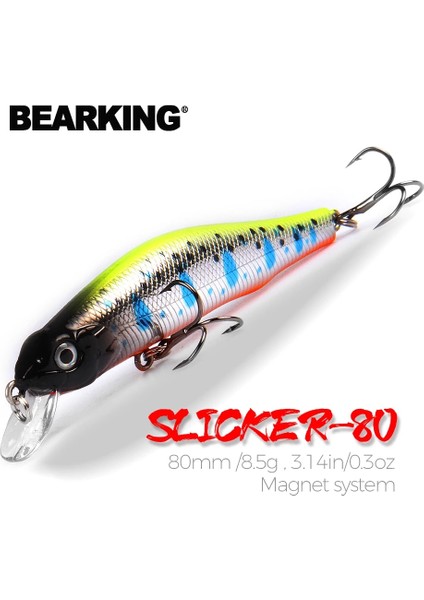 80 mm Renk K Stili Bearkıng 13CM 11CM 9cm 8cm Mıknatıs Ağırlık Sistemi Uzun Döküm Yeni Model Balıkçılık Sert Yem Si Wobblers Minnow Cezbeder (Yurt Dışından) fiyatları