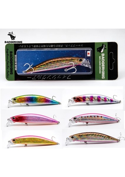 Gökkuşağı Tarzı 30G Sığ Dalış Wobblers Minnow Pislikbait Balıkçılık Cazibesi Krank Yemi Balıkçılık Için Sahte Yem (Yurt Dışından) fırsatları