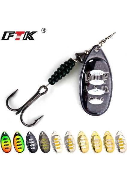 No.5 Tarzı 12.5g Ftk Balıkçılık Cazibesi Söğüt Yemi 8.4G12.5G14.7G Bakır Boyut 3 #-5 # Br Tiz Kancalı 2 # - # Sert Yem (Yurt Dışından)
