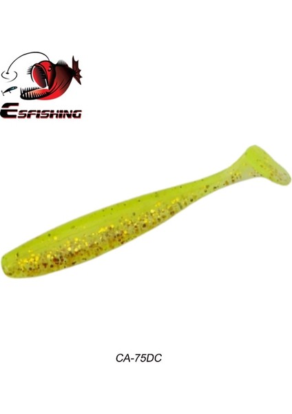 CA75DC Stili 76MM 20 Adet Kesfıshıng Es Kolay Parlatıcı Shad Balıkçılık Cazibesi Yumuşak Yem Pesca Sazan Balık Tutma Tuzu Yeni Yem (Yurt Dışından)