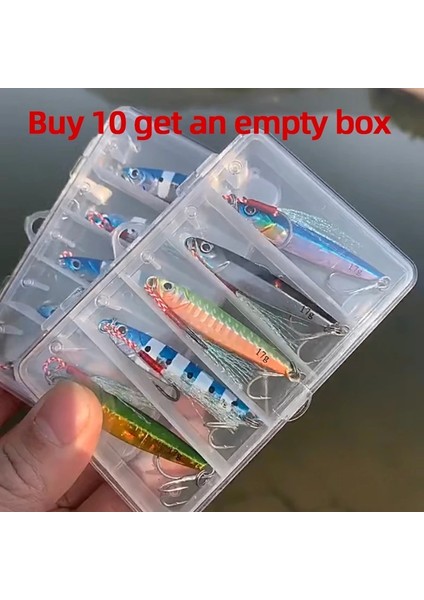 E Stili 21G 1 Adet Jig Balıkçılık Lures Bas Balıkçılık Yem Ağırlıkları Balık Metal Jig Tuzlu Su Lures Uzun Atış Isca Yapay Jig Cazibesi (Yurt Dışından)