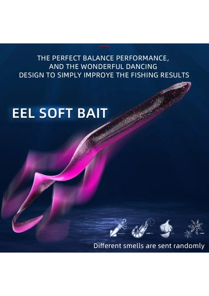 K Tarzı 200MM 3 Adet Bearkıng Yılan Balığı Yumuşak Yemler 20CM 15CM Yapay Yemler Balıkçılık Solucan Silikon Bas Pike Minnow Swimbait Jig Plastik Yemler (Yurt Dışından) modelleri