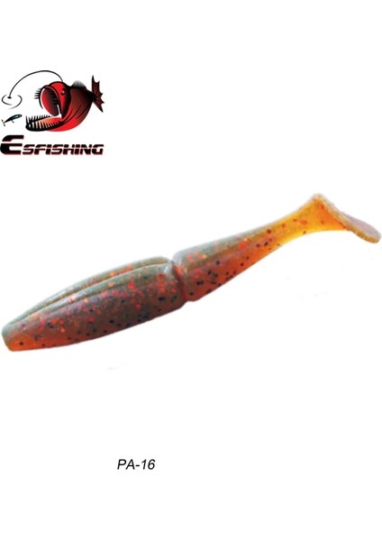 PA16 Stili 50MM 12 Adet Esfıshıng Kolay Parlatıcı Shad Balıkçılık Lures Yumuşak Cazibesi Leurre Souple Swimbait Kiti Isca Yapay Titreşim Kuyruk (Yurt Dışından)